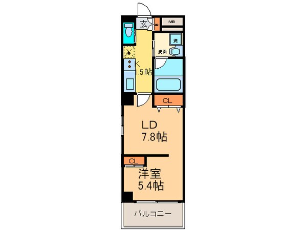 KAYA　OSUの物件間取画像